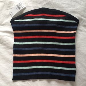American Eagle striped tank top, new and with tags